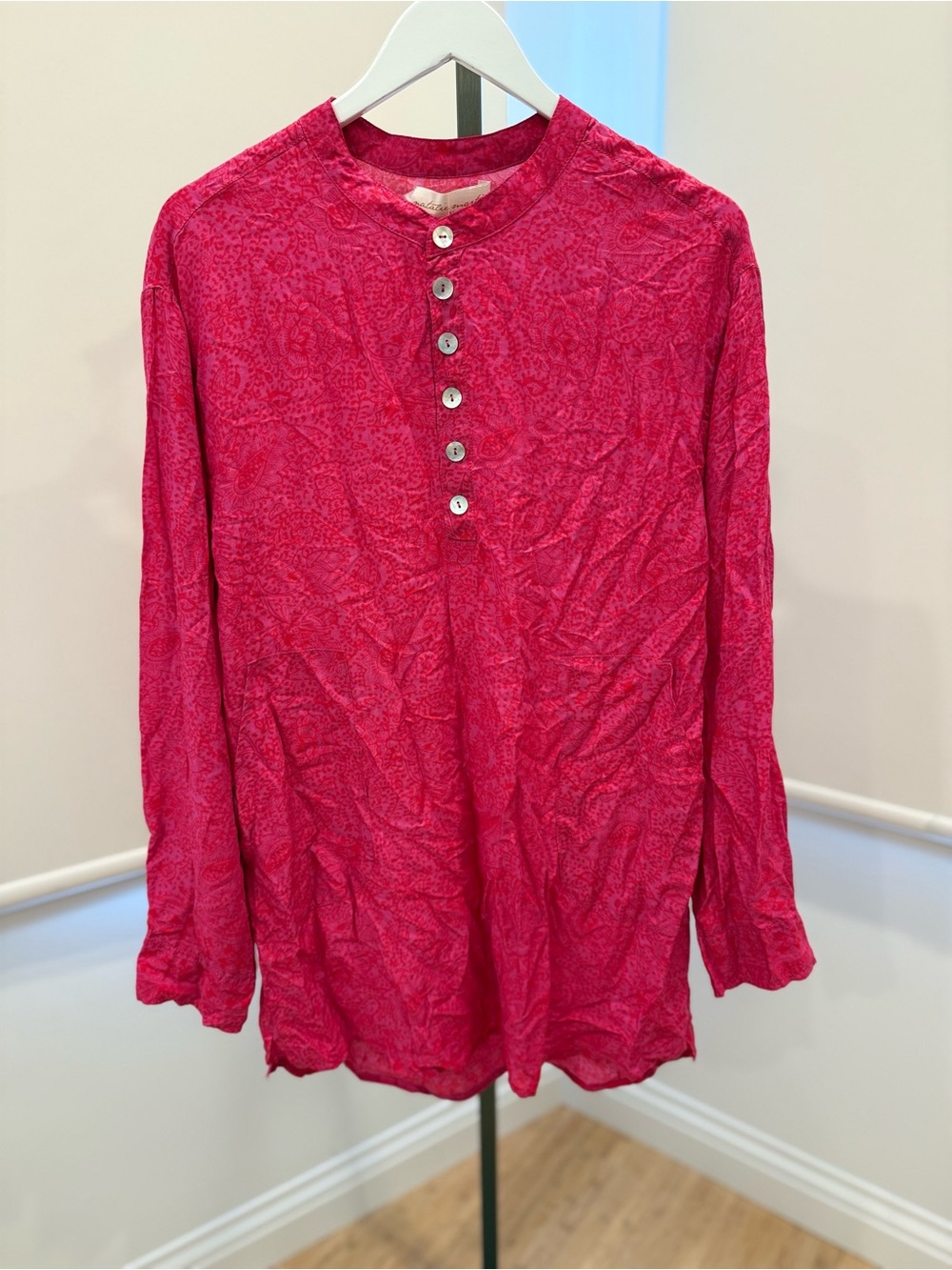Natalie Martin Apres Swim Shirt - Pink Print